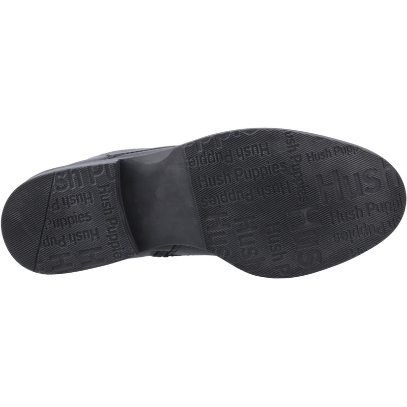 Hush Puppies Valentina Leather Women's Black Boots