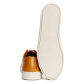 JAK Royal Leather Men's Tan Sneakers
