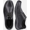 Hush Puppies Derek Leather Men's Black Lace-Up Shoes