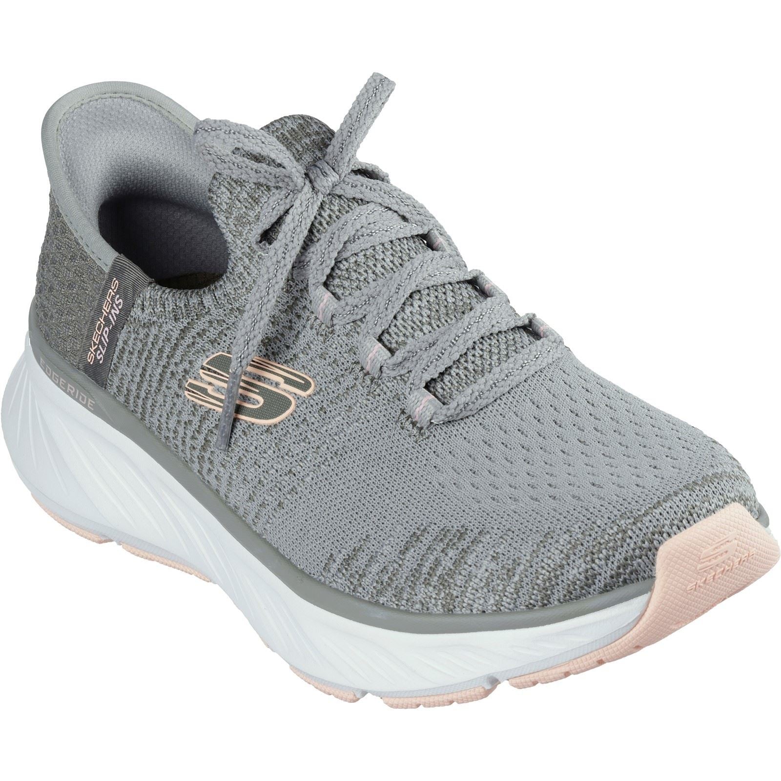 Skechers Edgeride Impression Textile Women's Green/Orange Sneakers