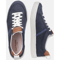 Hush Puppies The Good Low Top Leather Men's Navy Sneakers