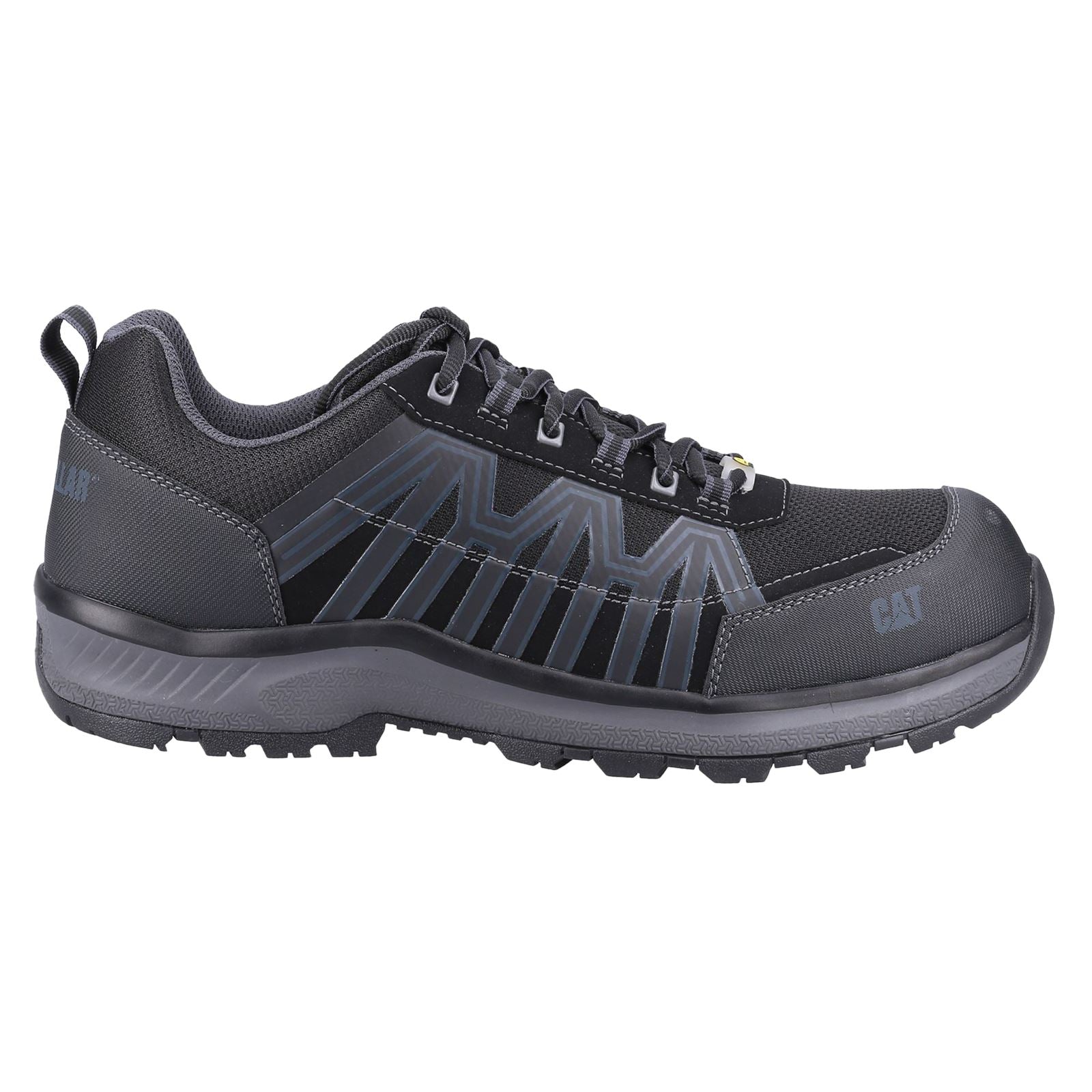 Caterpillar Charge PU/Mesh/Synthetic Black Safety Sneakers