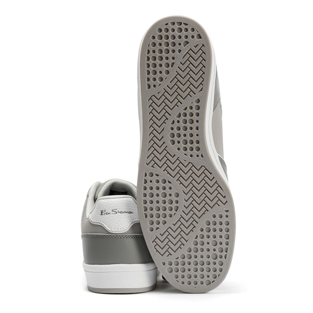 Ben Sherman Club Leather Men's Gray Sneakers
