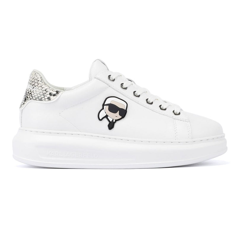 Karl Lagerfeld Kapri NFT Lo Lace Women's White Sneakers