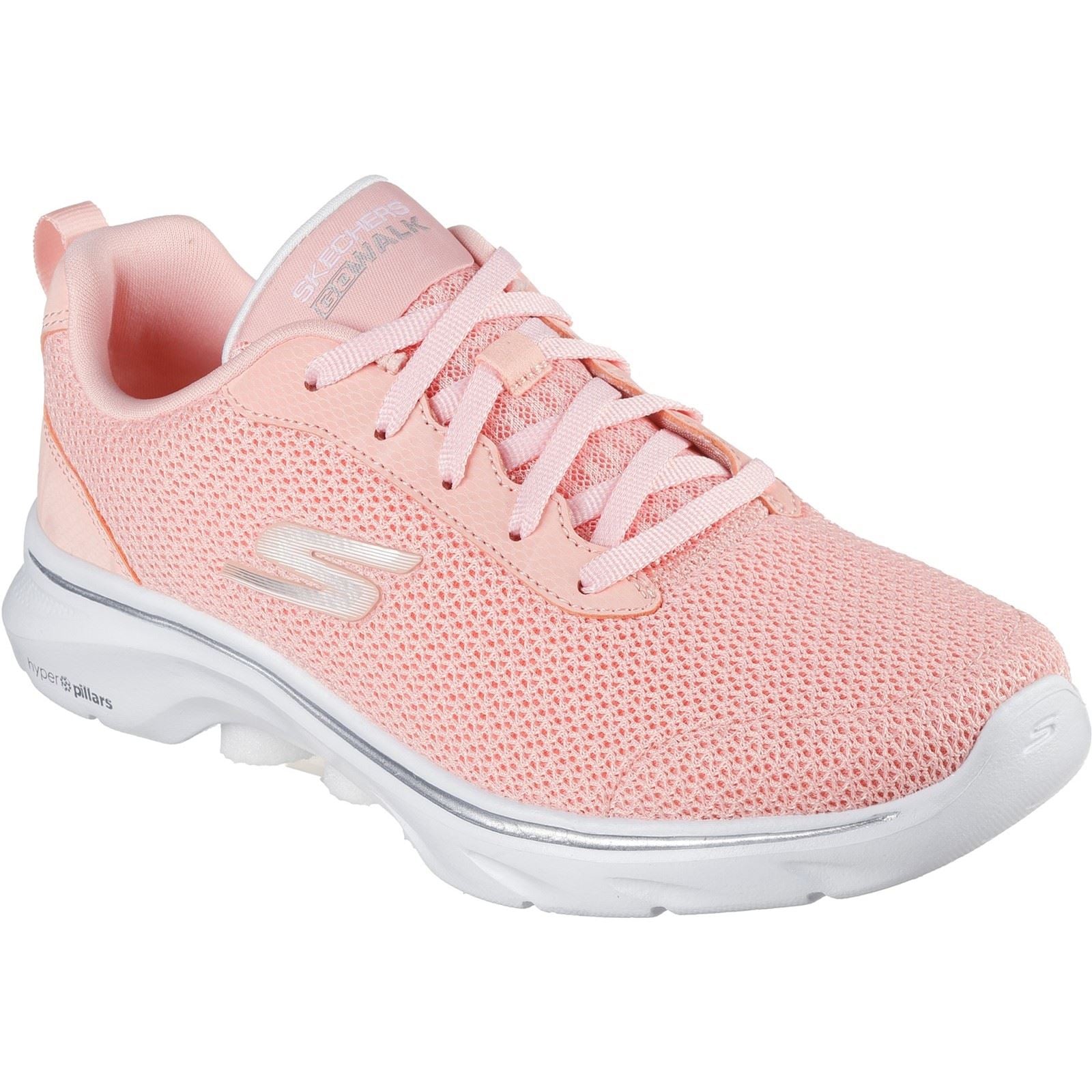 Skechers Go Walk 7 Kaylor Synthetic Women's Peach Sneakers