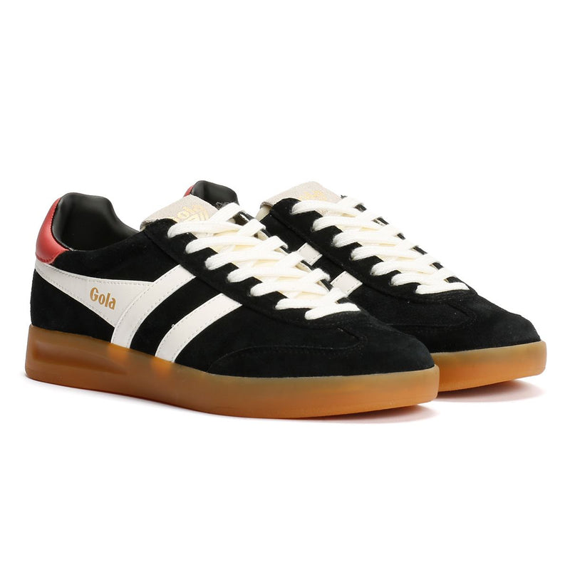 Gola Cyclone Suede Women's Black/Off White/Coral Sneakers