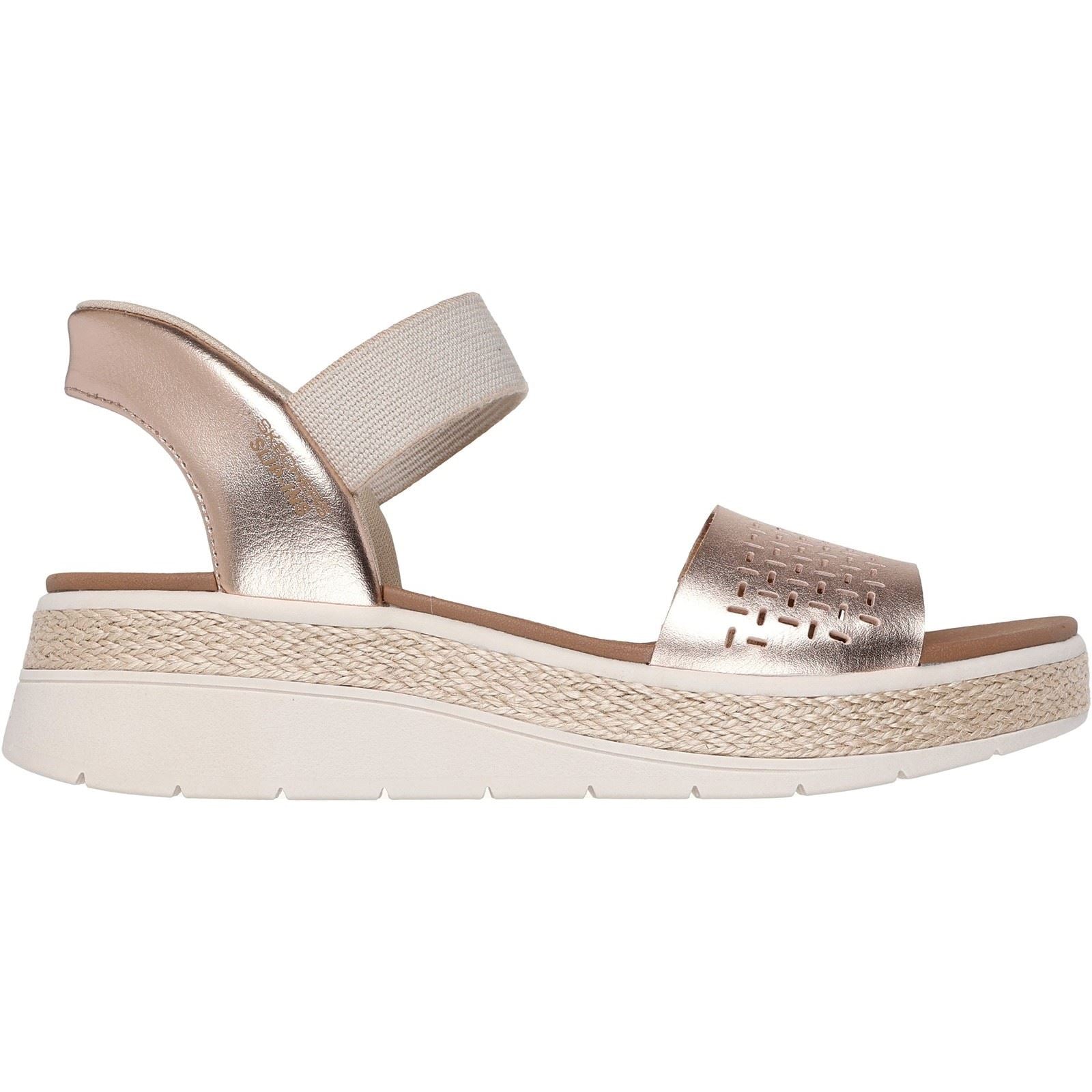 Skechers BOBS Sun Ray Women's Rose Gold Sandals