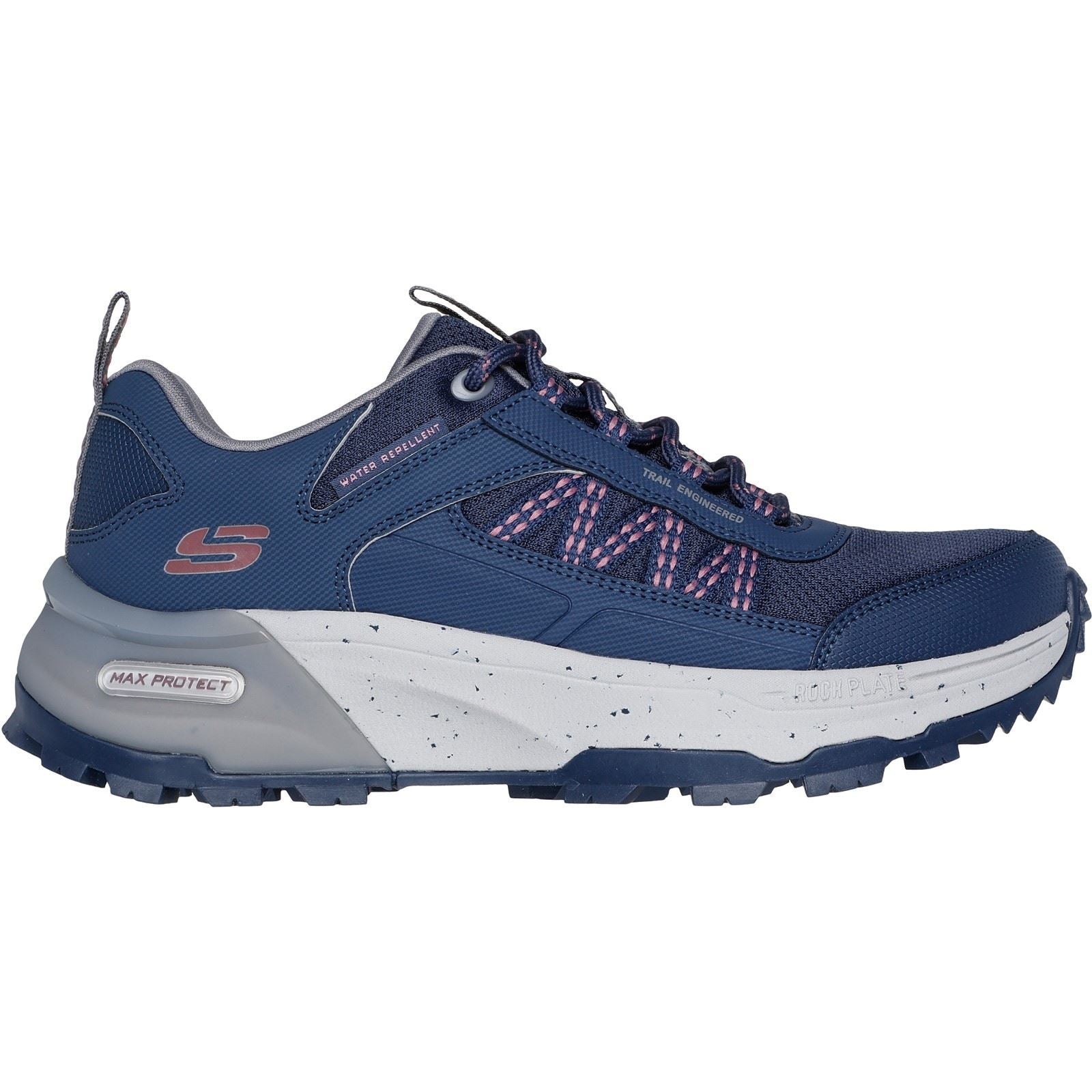 Skechers Max Protect Legacy Leather Women's Navy Hiking Boots