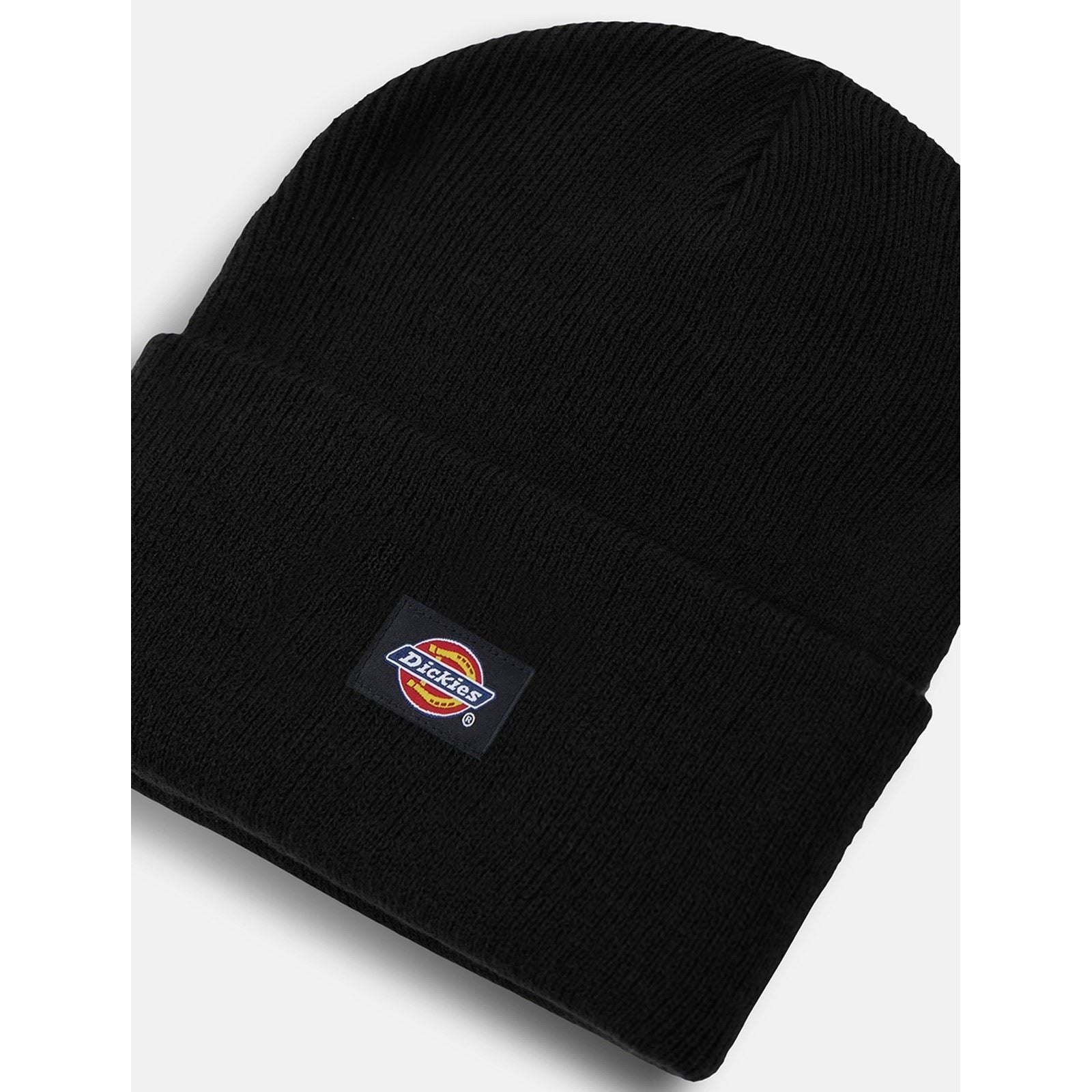 Dickies Acrylic Cuffed Unisex Adults Black Beanie Hat