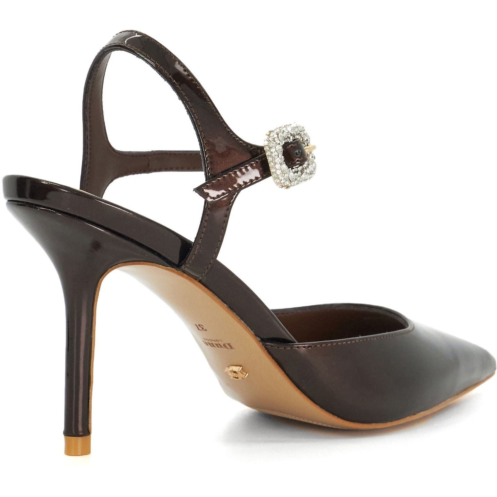 Dune Channel Women's Brown Heels