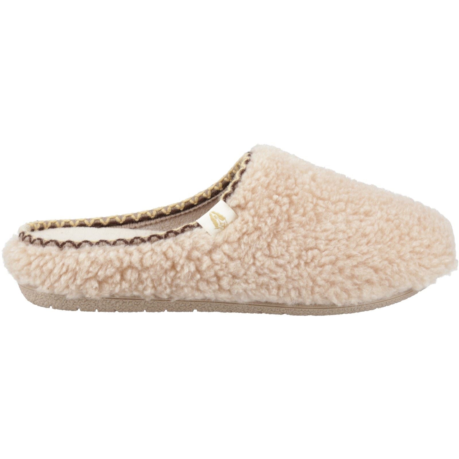 Hush Puppies Good Textile Women's Beige Slippers