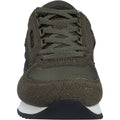 Hi-Tec Silver Shadow PU Suede/Synthetic Men's Dark Olive Lace-Up Shoes