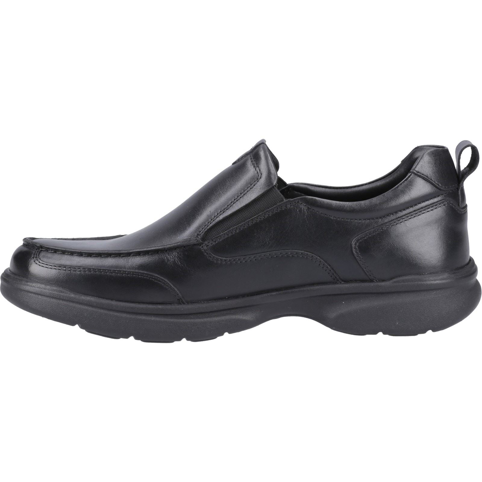 Hush Puppies Harold Leather Men's Black Moccasins Shoes