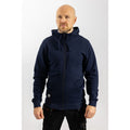 Helly Hansen Workwear Manchester Zip Cotton Men's Blue Hooded Sweatshirt