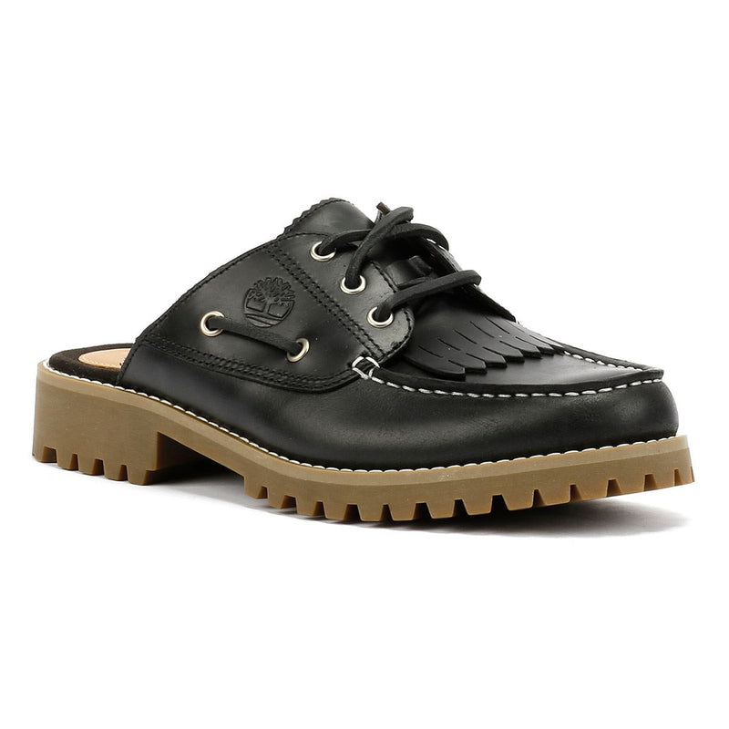 Timberland Noreen Leather Women's Black Mules
