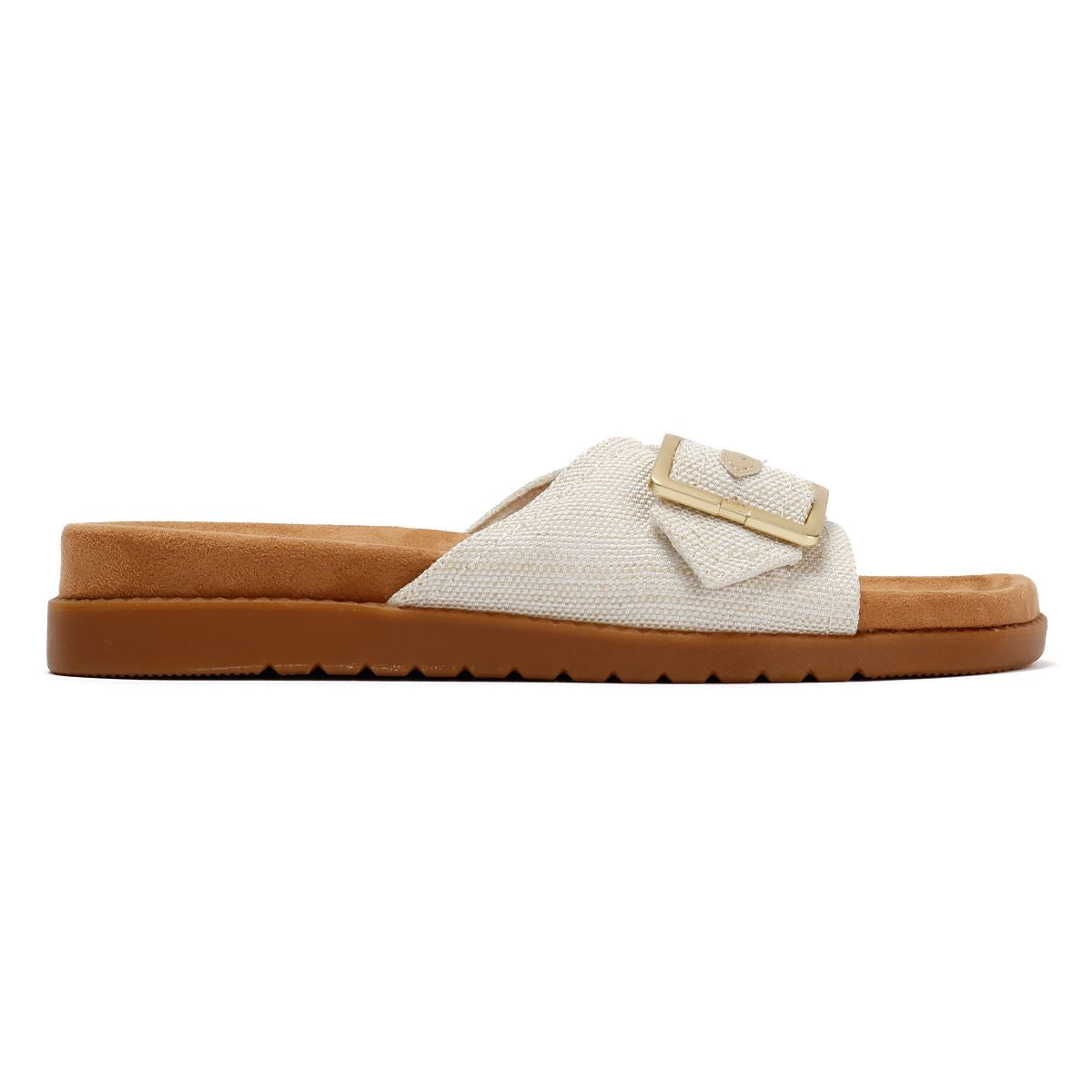 TOMS Marin Slide Textile Women's Natural Sandals