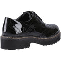 Pod Kortney Faux Leather Women's Black Patent Brogues Shoes