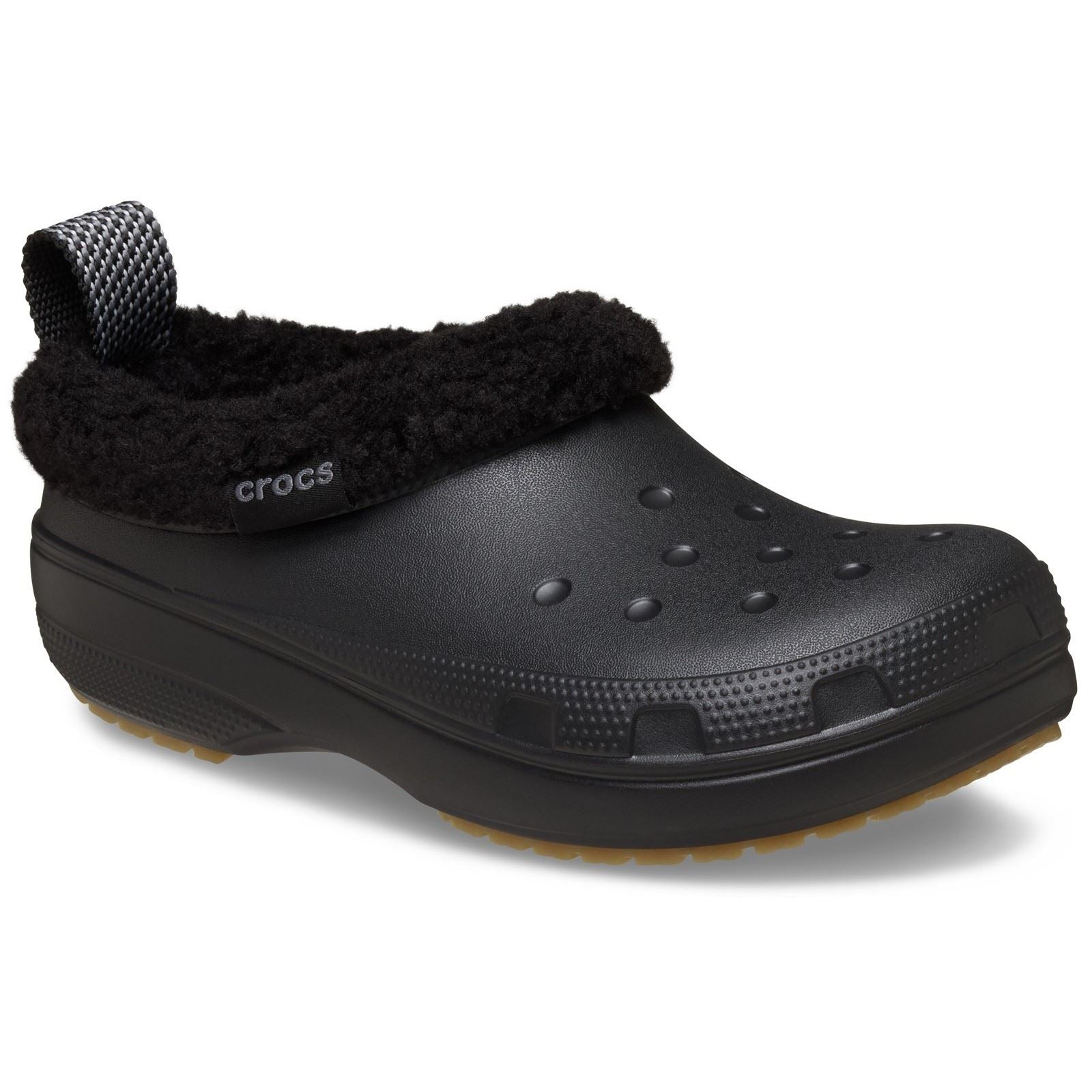 Crocs Classic Lined Shorty Thermoplastic Black Slippers