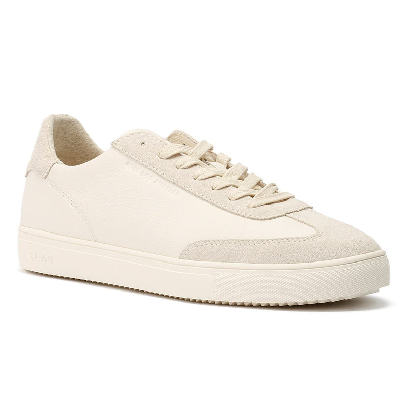 Clae Deane Leather Men's Triple Off White Sneakers