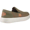 HEYDUDE Sunapee Coastline Cotton Blend Men's Olive Loafers