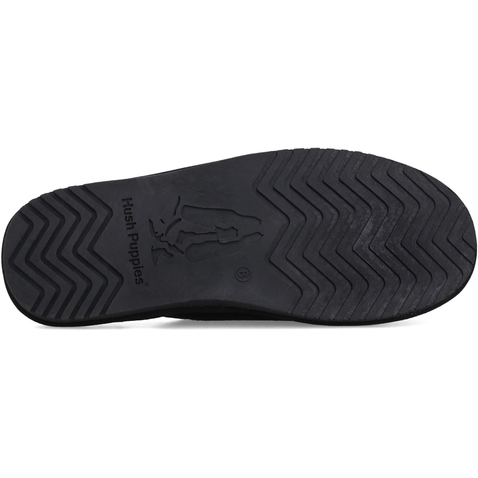 Hush Puppies Coady Cord Polyester Men's Black Slippers