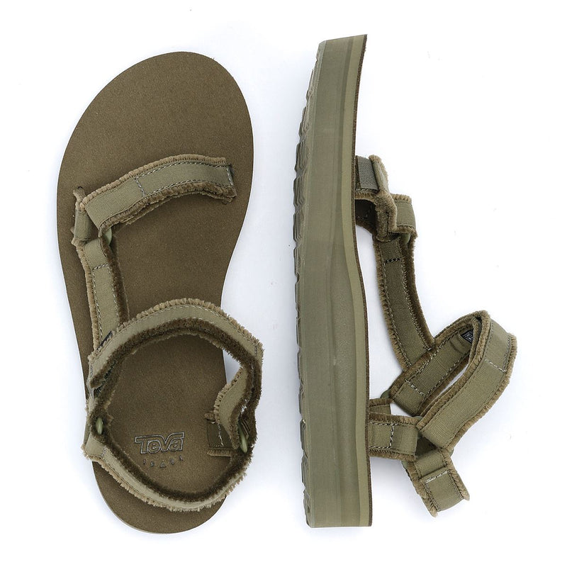 Teva Midform Universal Canvas Women's Olive Sandals
