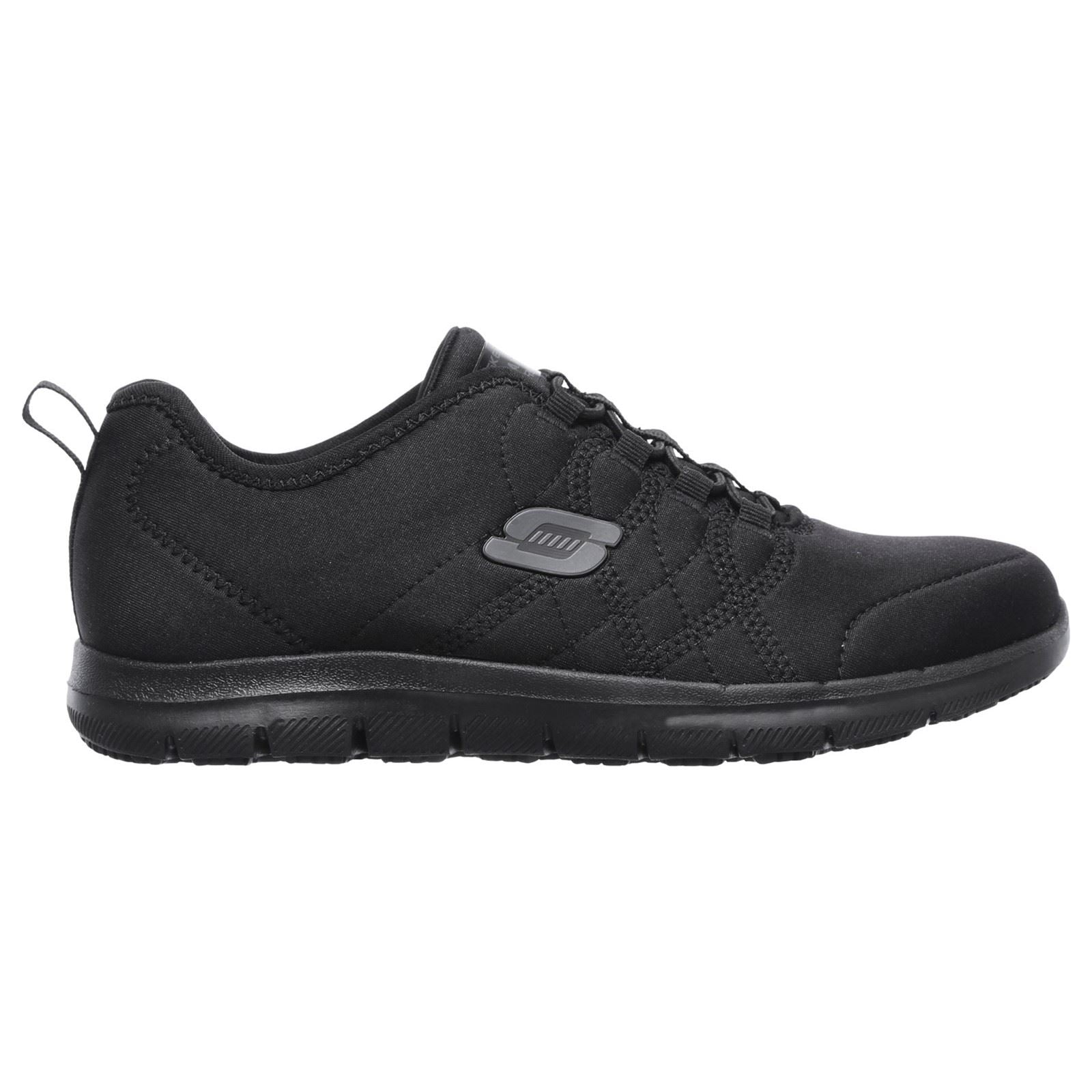 Skechers Workwear Ghenter Srelt Polyester Women's Black Safety Sneakers