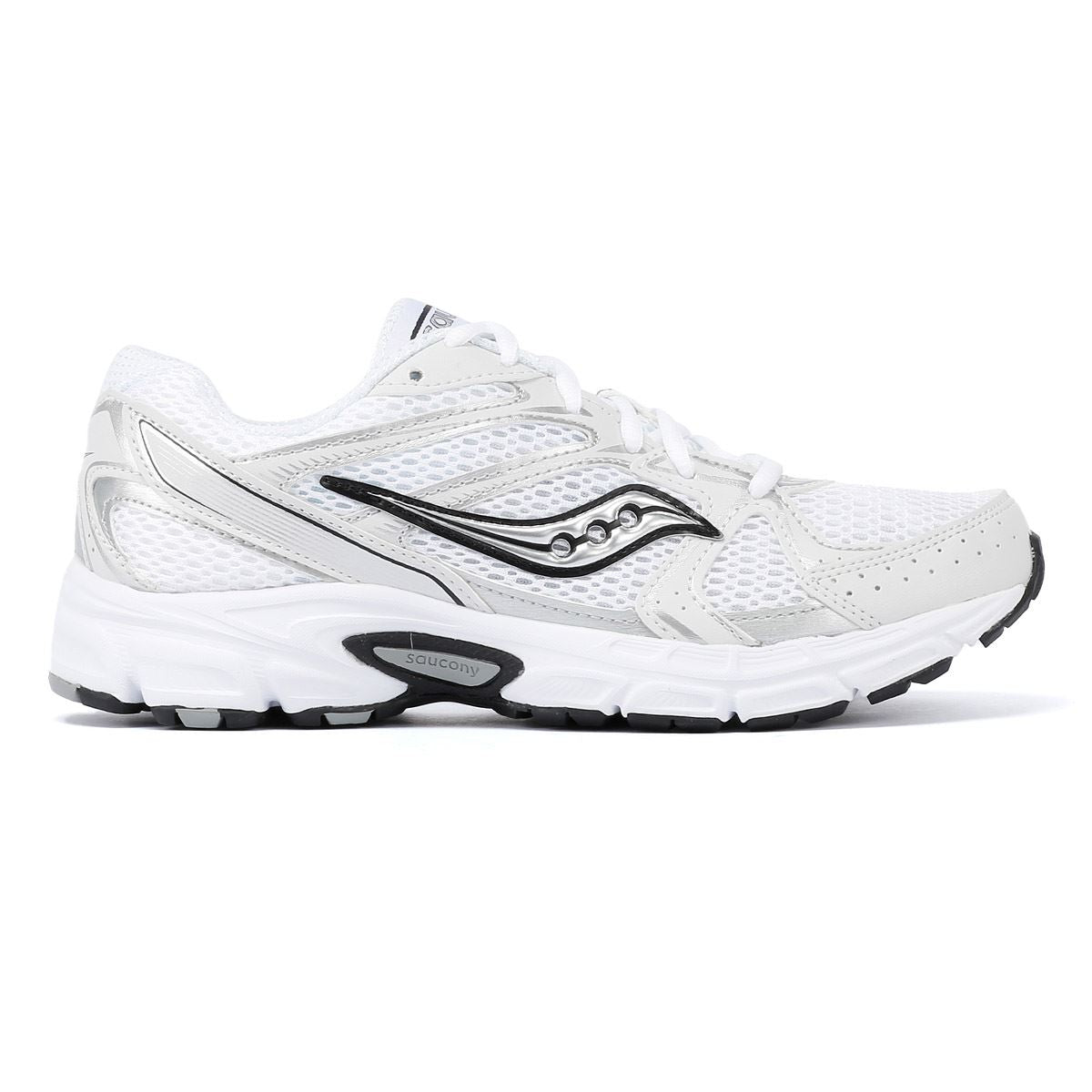 Saucony Ride Millenium White/Silver Sneakers
