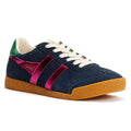 Gola Elan Glitz Suede Women's Navy/Fuchsia/Emerald Sneakers