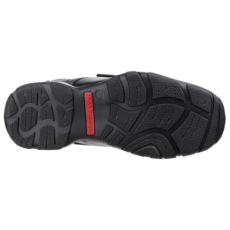 Hush Puppies Freddy 2 Junior Leather Boys's Black Shoes
