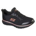Skechers Workwear Squad SR Textile Women's Black/Rose Gold Safety Sneakers