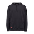 Hard Yakka Brushed Fleece Polyester Men's Grey Hooded Sweatshirt