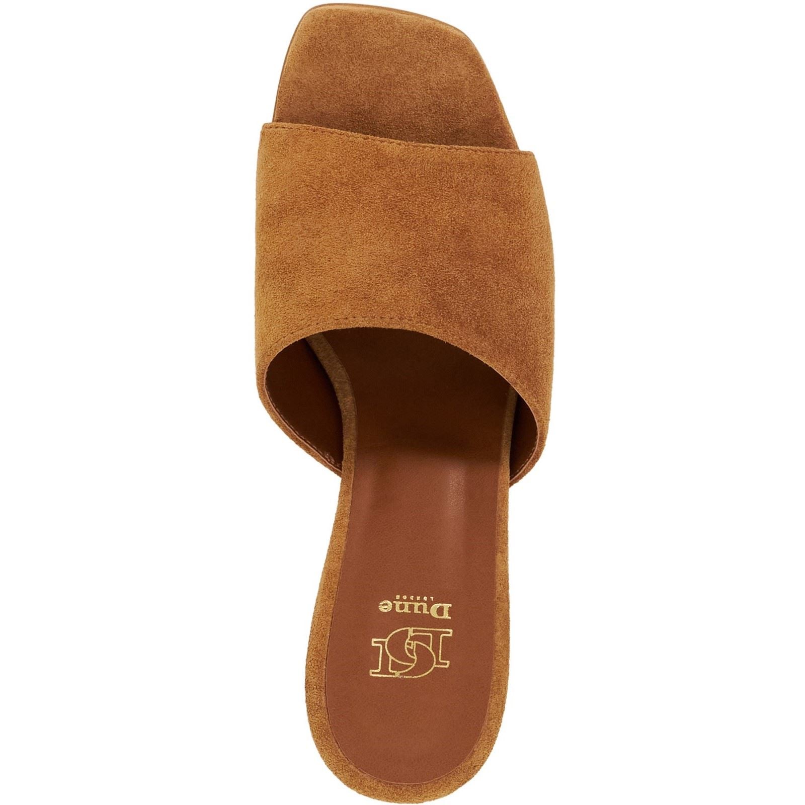 Dune Jule Suede Women's Tan Heels