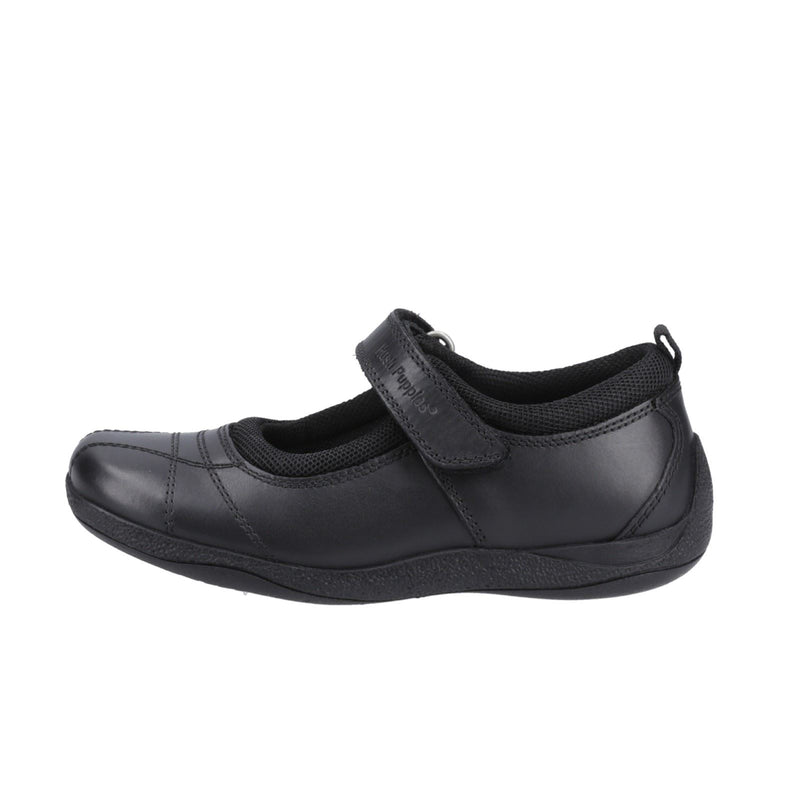 Hush Puppies Clara Junior Leather Girls's Black Shoes