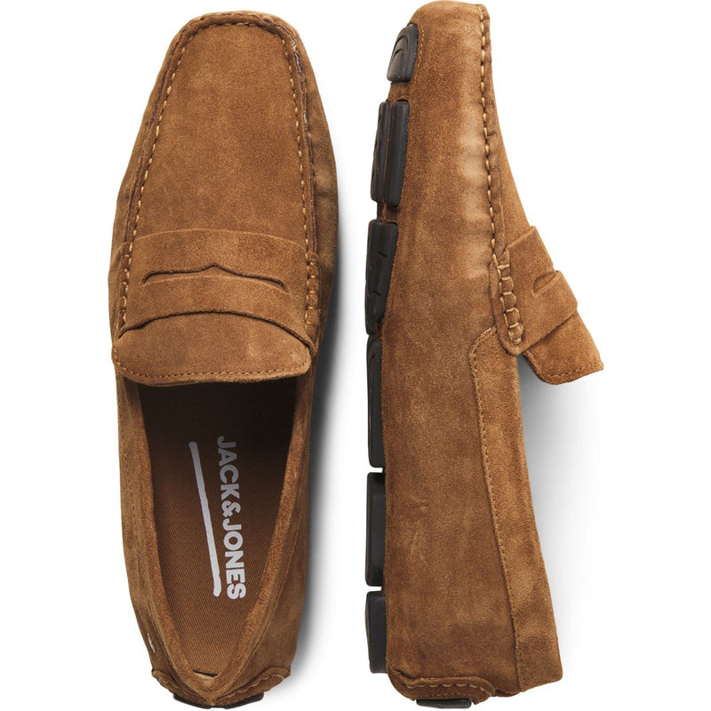 Jack & Jones Jensen Suede Men's Cognac Loafers