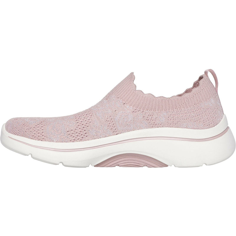 Skechers GO WALK Arch Fit 2.0 Rosa Linda Textile Women's Mauve Sneakers