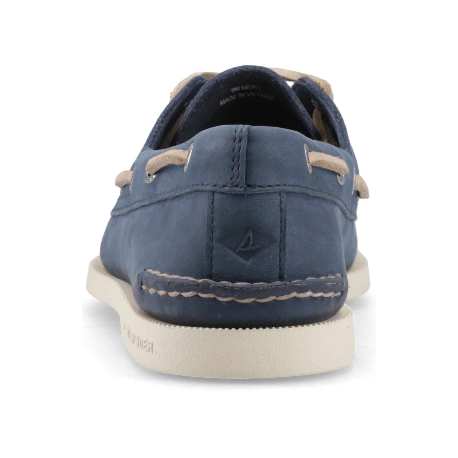 Sperry Authentic 2 Eye Leather Men's Navy Boat Shoes