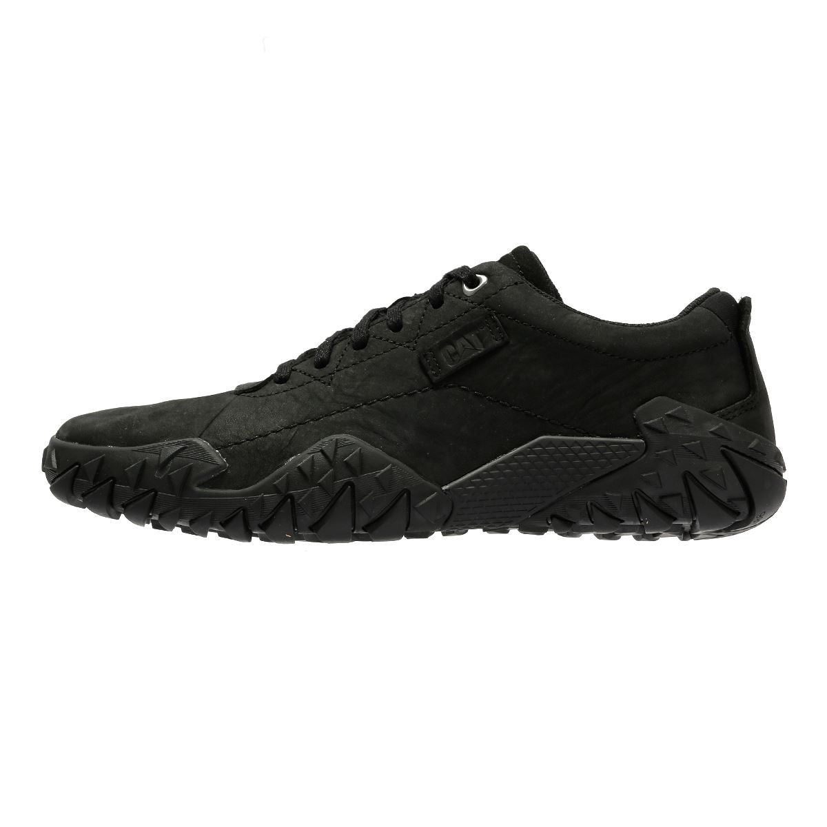 Caterpillar Gridlock Lo Tumbled Nubuck Men's Black Lace-Up Shoes