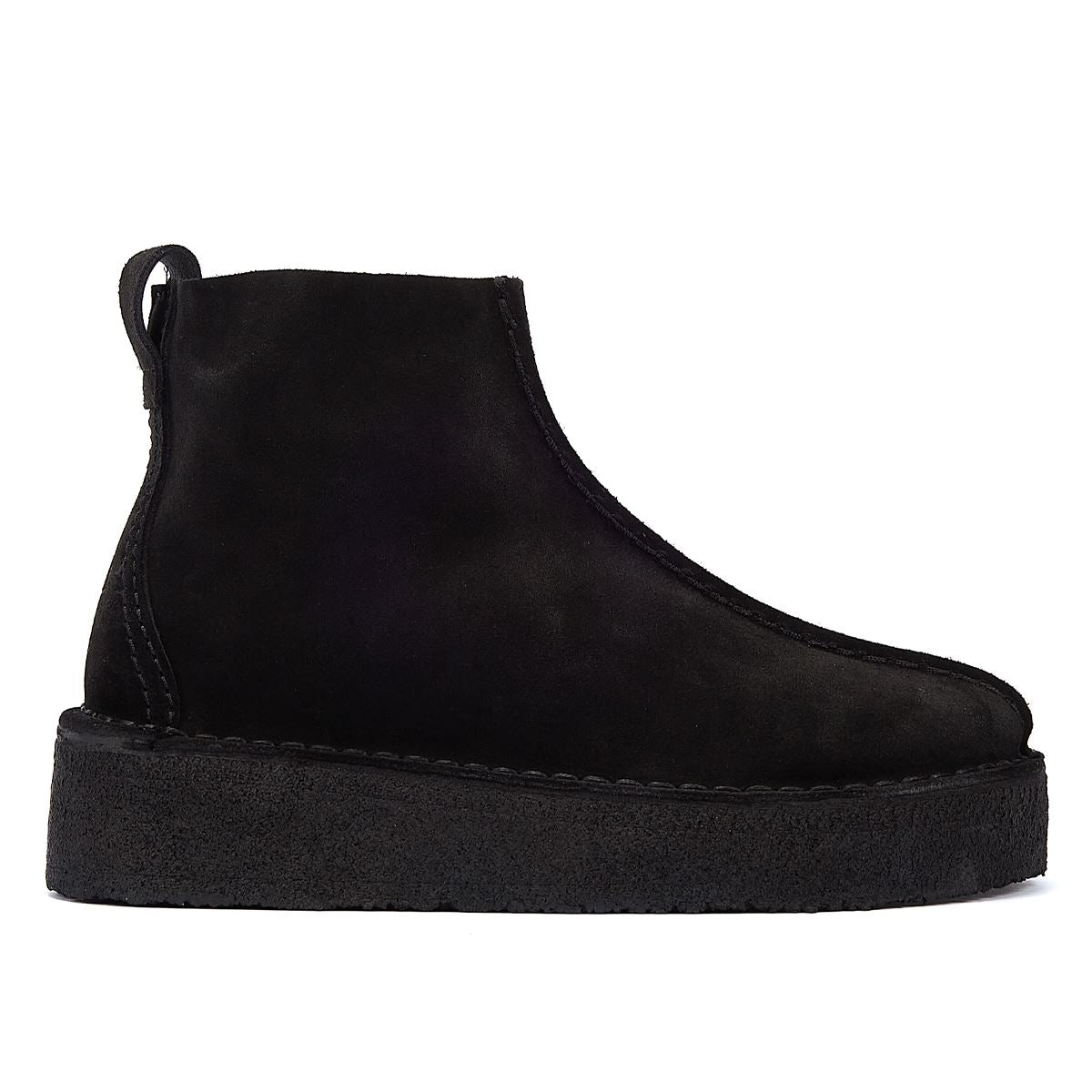 Clarks Originals Trek Wedge Suede Women's Black Boots