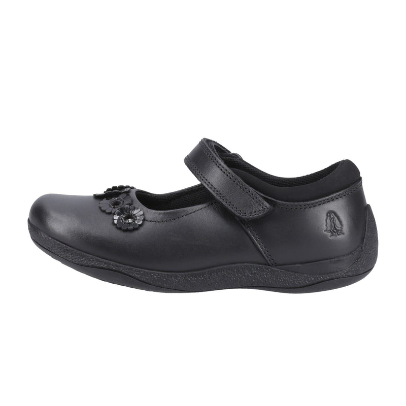 Hush Puppies Christina Junior Leather Girls's Black Shoes