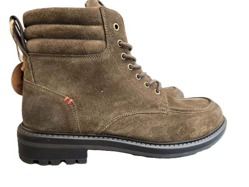 Osprey London The Pentney Waxed Suede Men's Kola Boots