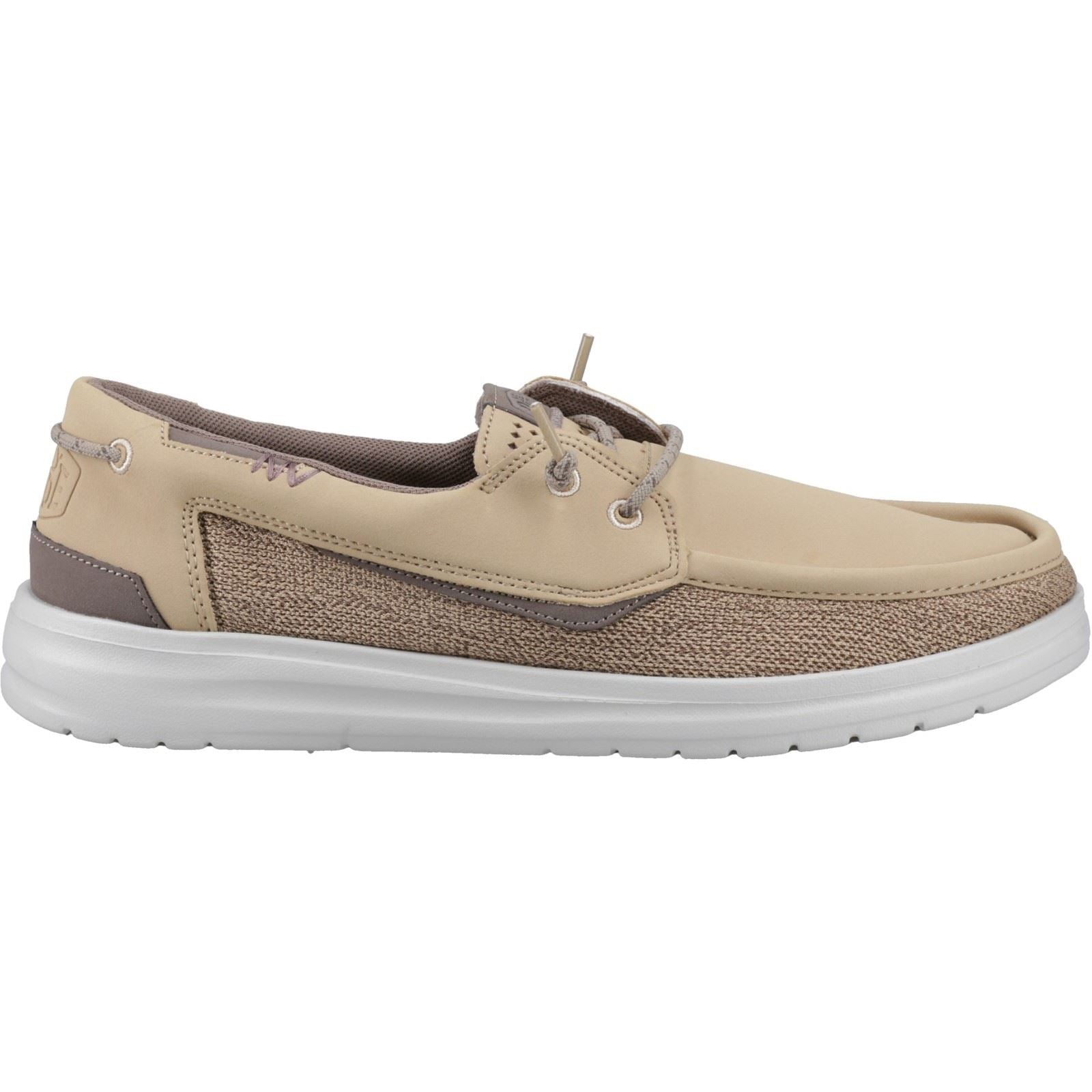 HEYDUDE Welsh Grip Classic Mesh Cotton Blend Men's Incense/Morel Brown Shoes