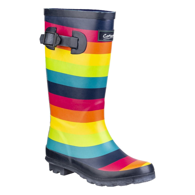 Cotswold Rainbow Rubber Multicoloured Wellington Boots