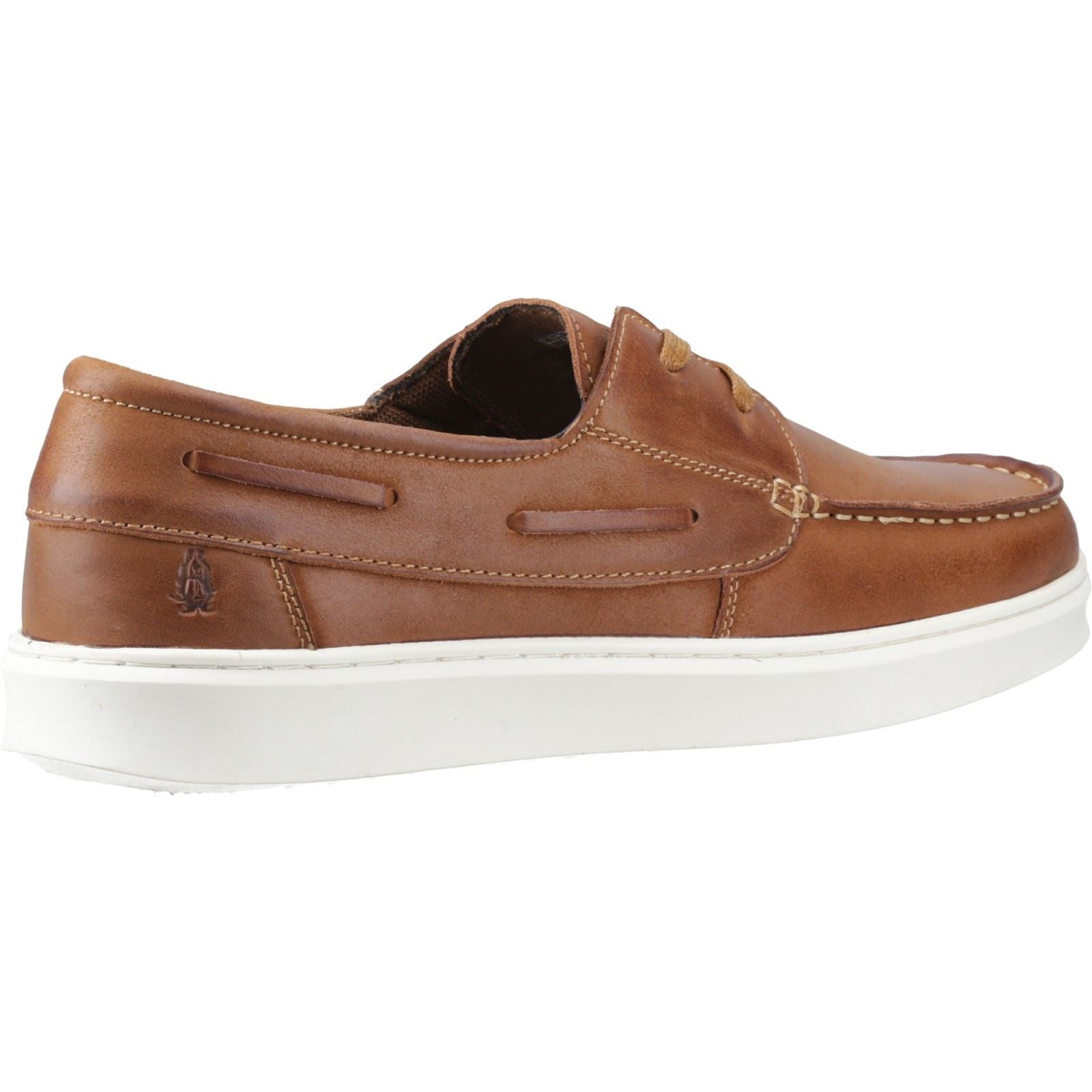 Hush Puppies Madden Leather Men's Tan Boat Shoes