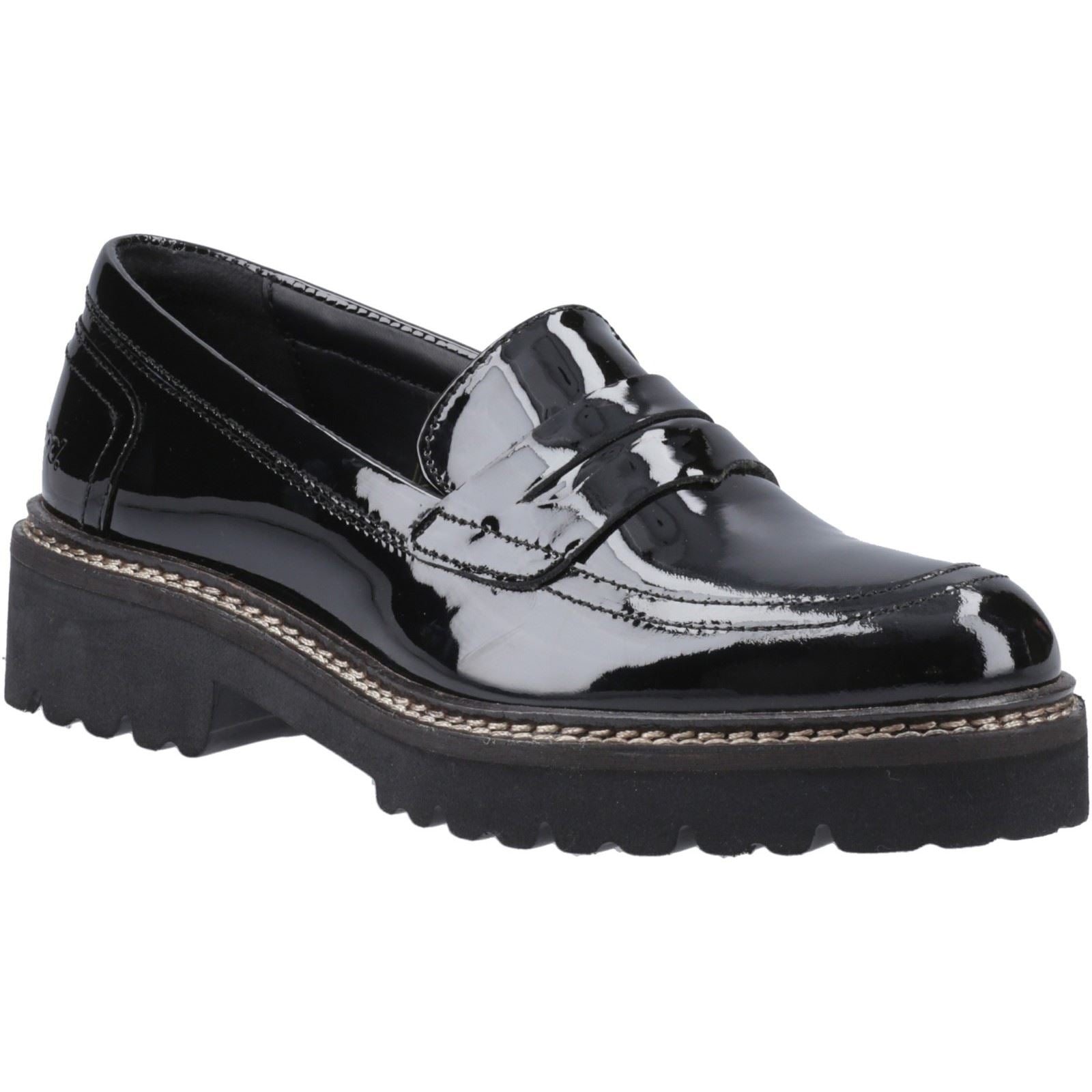 Pod Kenny Leather Women's Black Patent Loafers