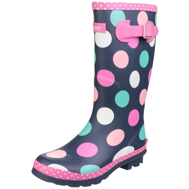 Cotswold Dotty Rubber Multicoloured Wellington Boots