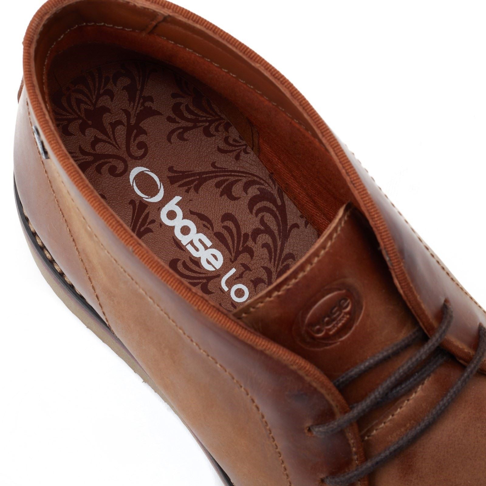 Base London Brody Leather Men's Burnt Tan Boots