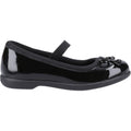 Hush Puppies Betty Patent Junior Leather Girls's Black Shoes