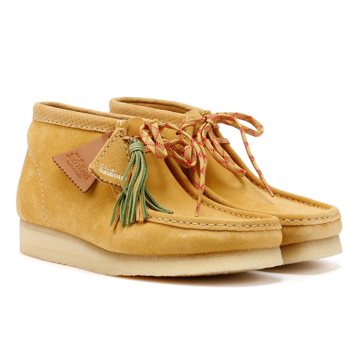 Clarks Originals Wallabee Suede Men's Golden Tan Boots