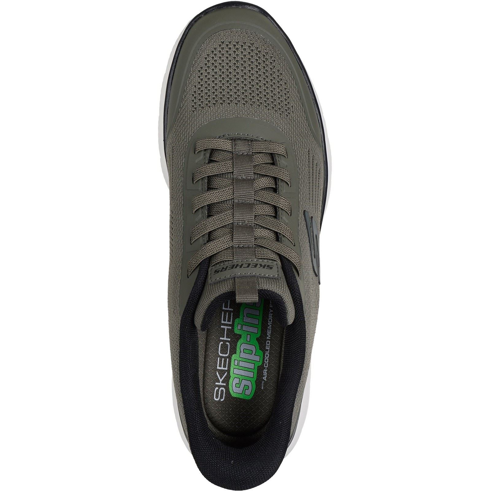 Skechers Summits Leyter Textile Men's Olive/Black Sneakers